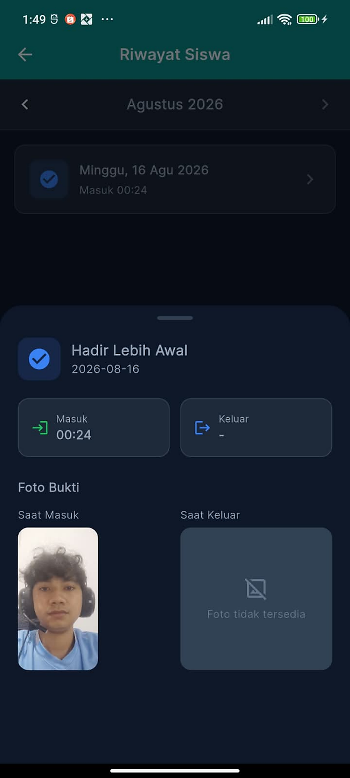 Detail Riwayat Absensi